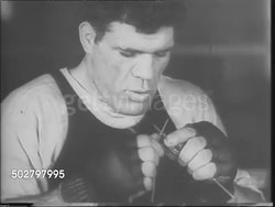 Training For Joe Louis Fight News Clip