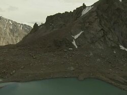 Pan Left Gauri Kund Lhasa Tibet China Stock Footage