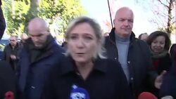 Marine Le Pen interview on Trump victory News Clip