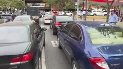 CLEAN : Car drivers line up for gas in oil rich Venezuela News Clip