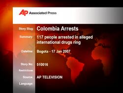 117 people arrested in alleged international drugs ring News Clip