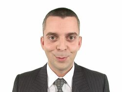 HD: Aroused Businessman Stock Footage