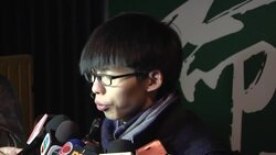 Student protest leader ends hunger strike, comments; tents at protest site News Clip