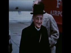 SYND 9- 1-72 MALTESE ARCHBISHOP ARRIVES News Clip