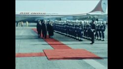 SYND 11 11 81 PRIME MINISTER GANDHI VISIT Instructional Video