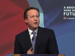David Cameron's Conservative Manifesto Speech Part Seven News Clip