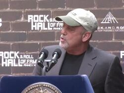 Rock and Roll Hall of Fame Makes A Special Announcement Stock Footage