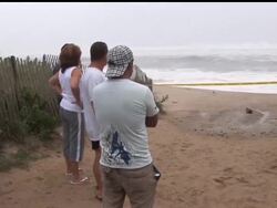 Authorities have closed beaches and halted ferry and train service, with Hurricane Earl's center expected to pass 100-to-200 miles southeast of Montauk tonight. News Clip