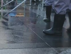 Cleaning Floor Stock Footage