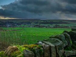 Oxenhope, Yorkshire, England - Motion Control Time Lapse Stock Footage
