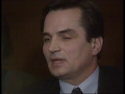 Bosnia - Silajdzic On Karadzic's Growing Despair News Clip