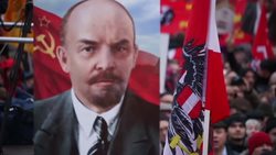 Communist supporters mark Bolshevik Revolution centennial News Clip