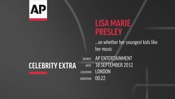 Elvis Presley's daughter on her own children and their love of music News Clip