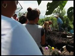 WRAP Latest in flooding that has killed at least 124, aerials; funerals News Clip