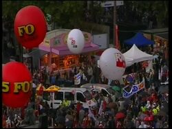 Latest on demos as unions strike over retirement age rise News Clip