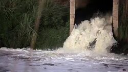 Water treatment plant Stock Footage