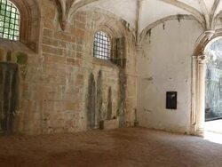 Tomar, Convent of the Order of Christ (Convento de Cristo), old church Stock Footage