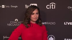 Demi Lovato at 2016 Global Citizen Festival In Central Park To End Extreme Poverty By 2030 Stock Footage
