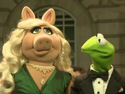 INTERVIEW: Kermit, Miss Piggy and Constantine on their relationship, the film, being friends with The Queen and the next Muppets film at 'The Muppets: Most Wanted' VIP Gala Screening Stock Footage