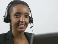 Customer Service Representative Stock Footage