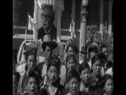 SYND 11-3-69 HUNDREDS OF TIBETANS MARCH THROUGH NEW DELHI Instructional Video