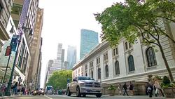New York Public Library - Stephen A. Schwarzman Building Stock Footage