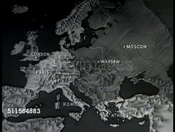 Map of Europe Communism Instructional Video