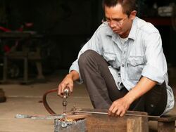 Cutting steel Stock Footage