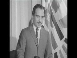 SYND 21 4 69 HUSSEIN PRESS CONFERENCE News Clip