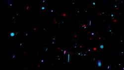 Colorful particles Stock Footage