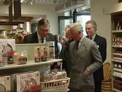 Prince Charles & Camilla Visit Welsh Food Shop News Clip