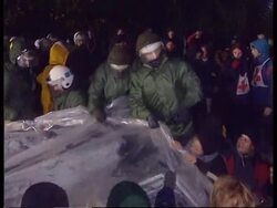 Police clash with nuclear train protesters News Clip