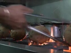 Kitchen Workers Stock Footage