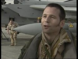 Allied warplanes and supply ship in Kuwait News Clip