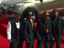 Princeton, Prodigy, Ray Ray, Roc Royal at 2012 BET Awards on 7/1/12 in Los Angeles, CA Stock Footage