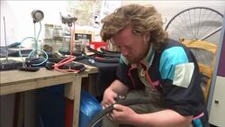 CLEAN : Offbeat Dutch duo peddle old bikes News Clip