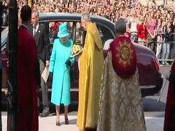 Queen Attends Maundy Thursday Service News Clip