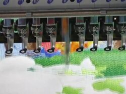 Embroidery Machine (HD) Stock Footage