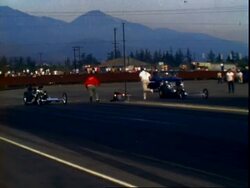 Pomona PVTA drag racing Stock Footage