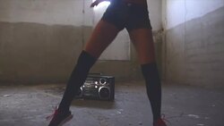 Modern Jazz dancers Stock Footage