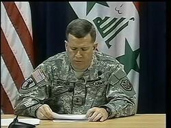 The U.S. military is blaming Iran in a fatal rocket attack Tuesday on the main American base just outside Baghdad.  One person was killed and a dozen others injured during the attack on Camp Victory. Instructional Video