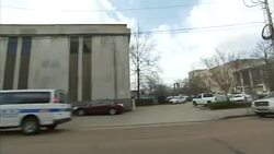 Driving shots through Jackson city streets News Clip