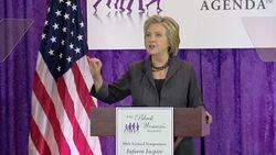 BWA: Hillary Clinton campaigns again (part 4 of 5) Stock Footage