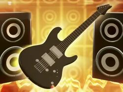 Rock music (yellow) - Loop Stock Footage