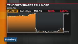 Linde Said to Consider More U.S. Asset Sales for Praxair Deal News Clip