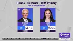 Florida Democrats Choose Rep. Crist To Challenge Gov. Desantis News Clip