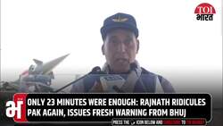 Operation Sindoor Was Just a Trailer: Rajnath Singh Dares Pakistan Again at Bhuj Airbase Instructional Video