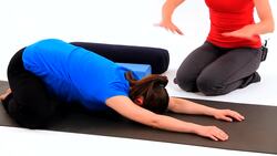 How to Do Prenatal Yoga Child's Pose for a Pregnancy Workout Instructional Video