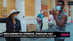 Artists Work to Revamp Boarded Up Storefronts Amid Pandemic News Clip