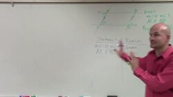 How To Write a Proof for Parallel Lines Instructional Video